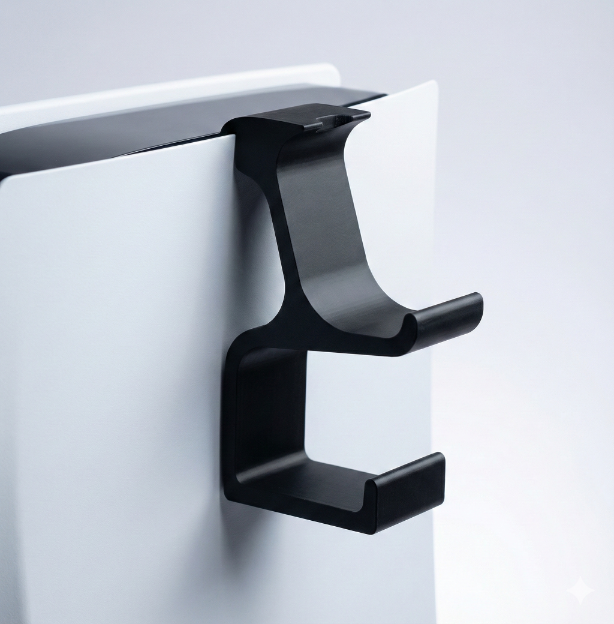 PS5 Controller & Headset Halterung Clip-On | PlayStation 5 Konsolen-Halter | Germany