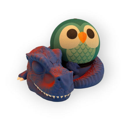 Echo Dot Halter Baby T-Rex für Amazon | Dualcolor 2-Farbdruck | PLA