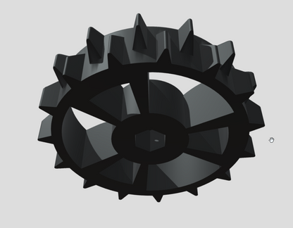 Geländeräder für Bosch Indego XS & M Serie | Offroad-Traktion | ASA