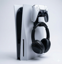 PS5 Controller & Headset Halterung Clip-On | PlayStation 5 Konsolen-Halter | Germany