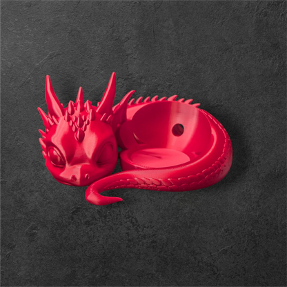 Echo Dot 5 Halter Babydrache | Fantasy Drachen Figur Ständer | PLA