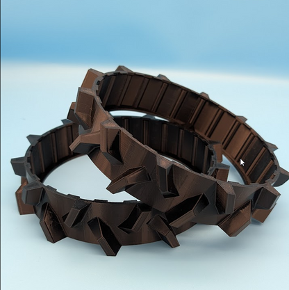 Radprofil Traktor-Grip für Worx Landroid S & M-Serie | 2er Set AllTerrain | TPU