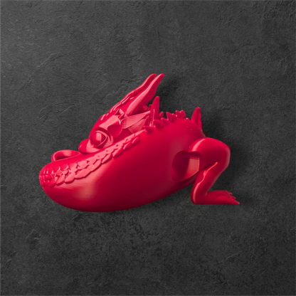 Echo Dot 5 Halter Babydrache | Fantasy Drachen Figur Ständer | PLA