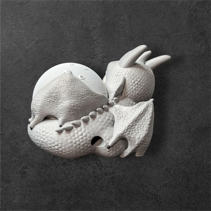 Echo Dot 5 Halterung Babydrache | Alexa Ständer Glow | Drache Deko Figur Figur