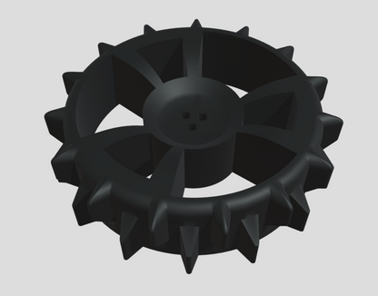 Geländeräder für Bosch Indego XS & M Serie | Offroad-Traktion | ASA