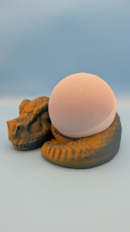 Echo Dot 4 & 5 Halter Baby T-Rex | Dualcolor Magic-Effekt | PLA