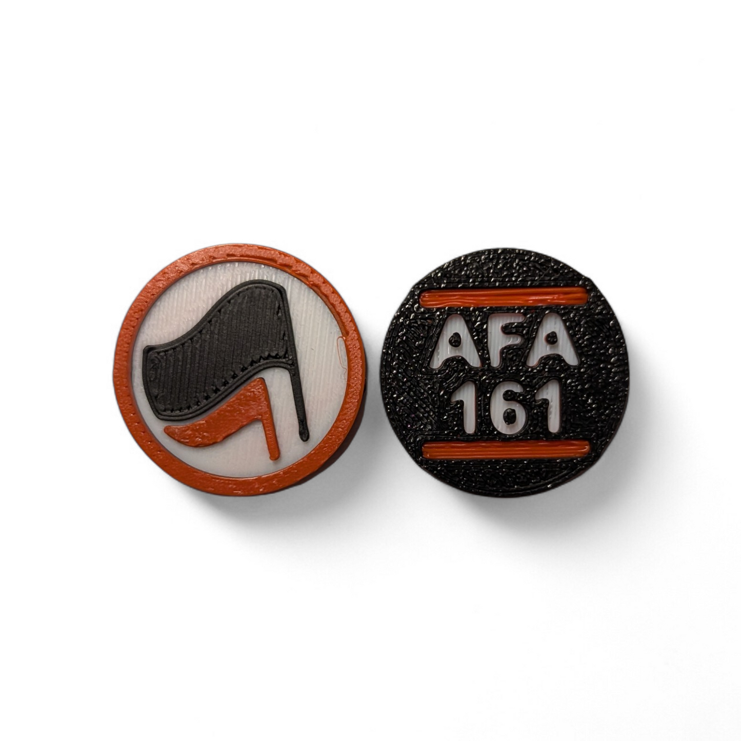 AFA 161 Einkaufswagenchip Set beidseitig | Antifa Statement Chip | PLA