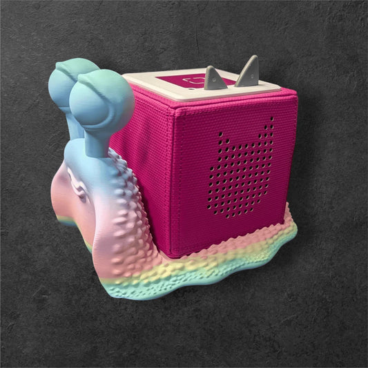 Toniebox Halter Schnecke für Tonies | Farbenfroher Ständer | PLA