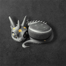 Echo Dot 3 Halter Sternendrache 3-farbig | Fantasy Drachen Figur Ständer | PLA