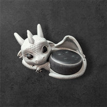 Echo Dot 3 Halter Entspannter Babydrache | Fantasy Drachen Figur Ständer | PLA