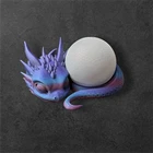 Echo Dot 5 Halter Babydrache | Fantasy Drachen Figur Ständer | PLA