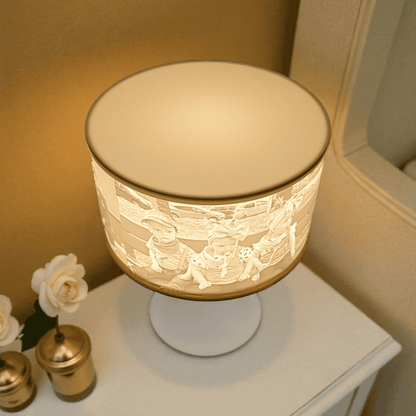Personalisierte Lithophanie Lampe mit Fotos | 3D Erinnerungslicht als Unikat