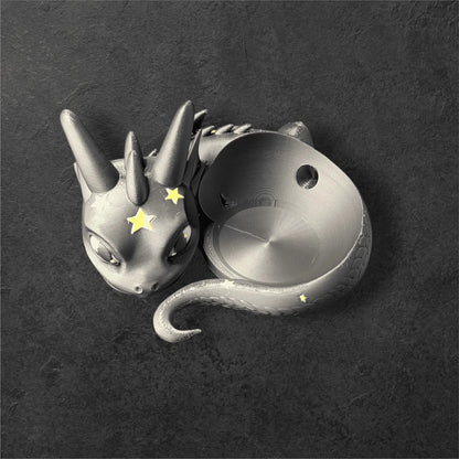 Echo Dot 5 Halter Sternendrache | Fantasy Drachen Figur Ständer | PLA