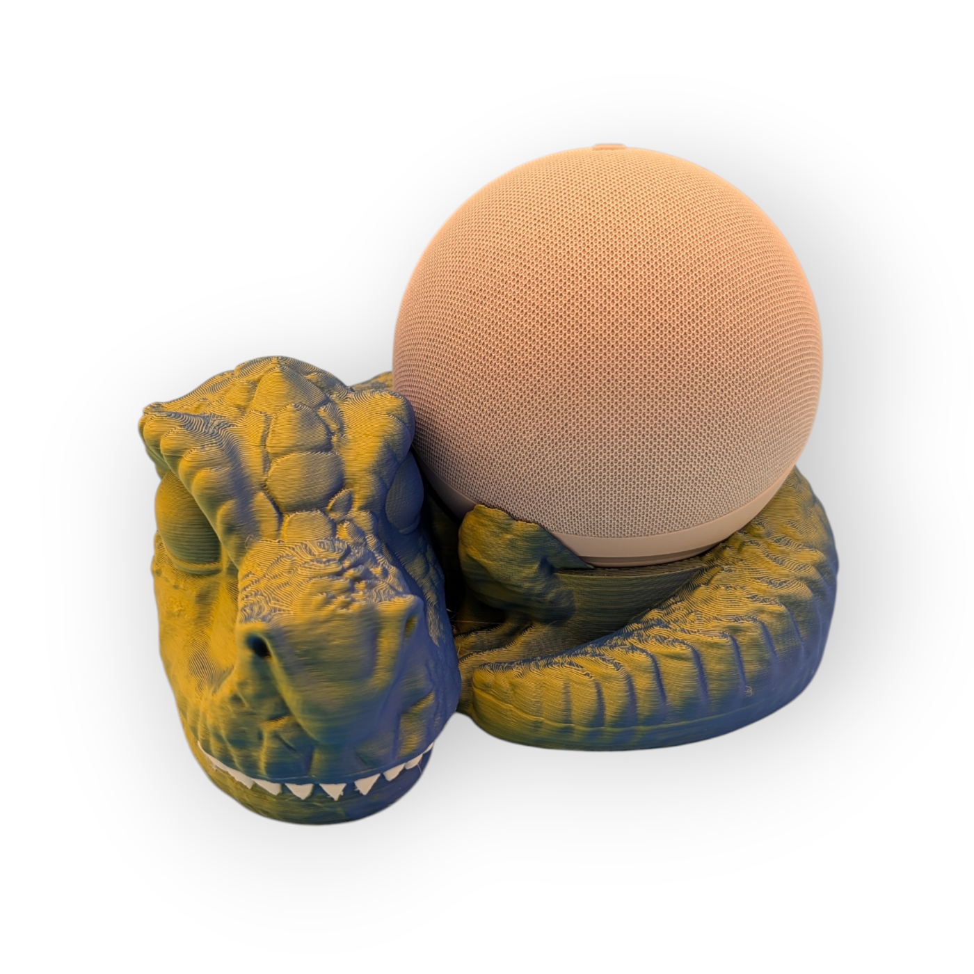 Echo Dot Halter Baby T-Rex für Amazon | Dualcolor 2-Farbdruck | PLA