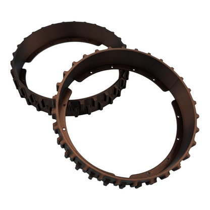 Ersatz-Laufflächen für Gardena Husqvarna Flymo & McCulloch | 2er Set | ASA UV