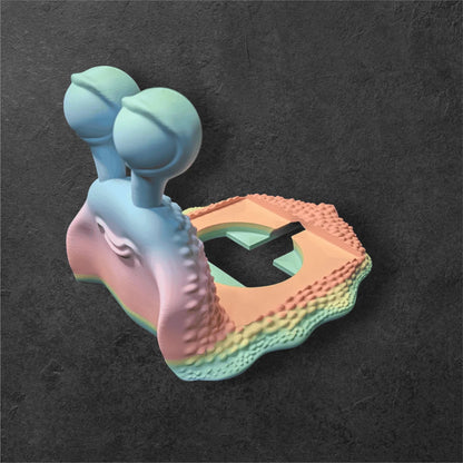 Toniebox Halter Schnecke für Tonies | Farbenfroher Ständer | PLA