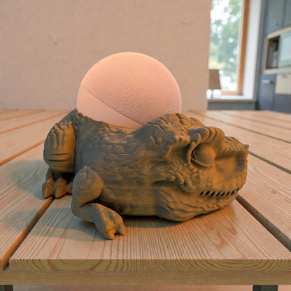 Echo Dot 4 & 5 Halter Baby T-Rex | Dualcolor Magic-Effekt | PLA