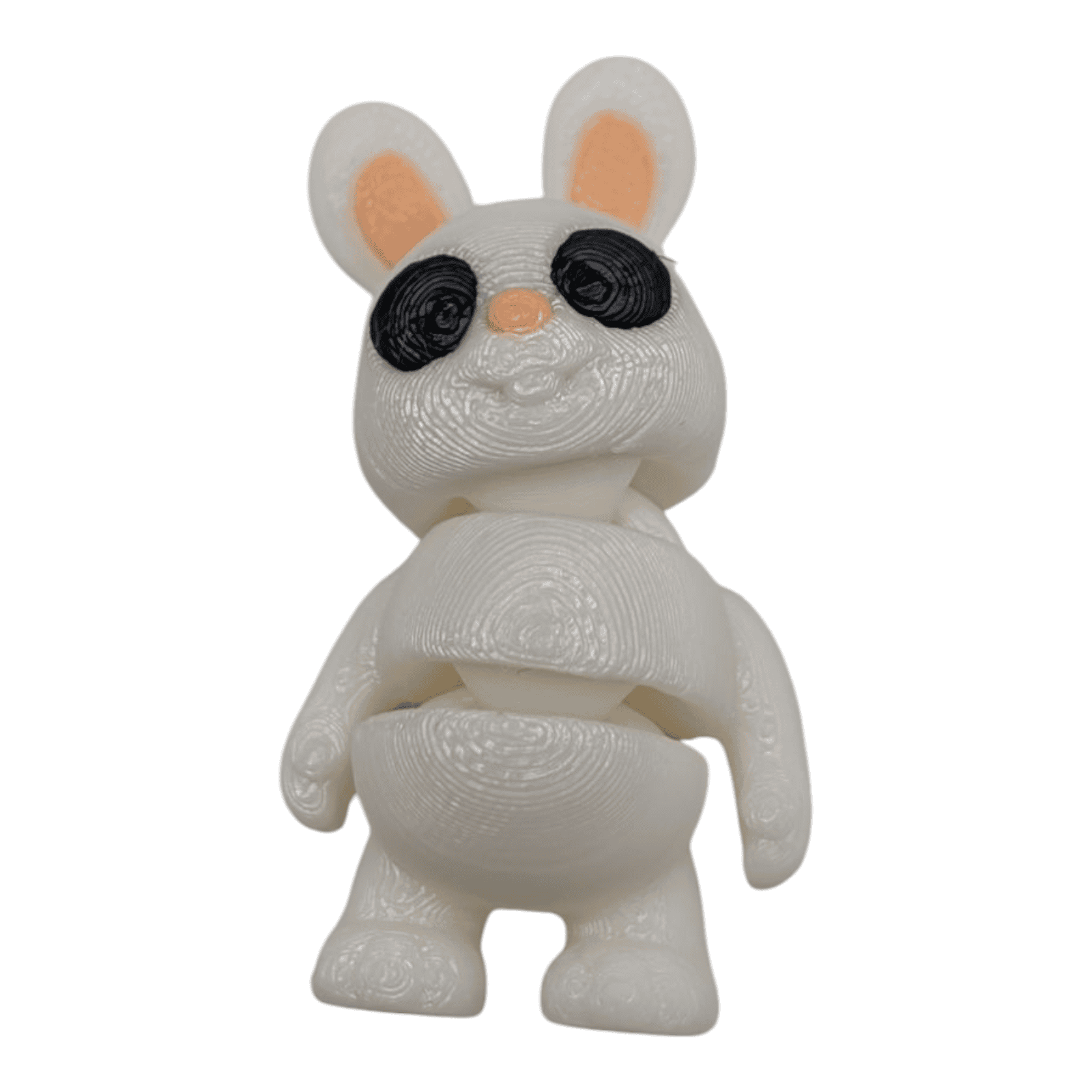 Wildy’s Sammelfigur – Baby Hase (Weiß/Schwarz/Pfirsich) #003 – Bild 3