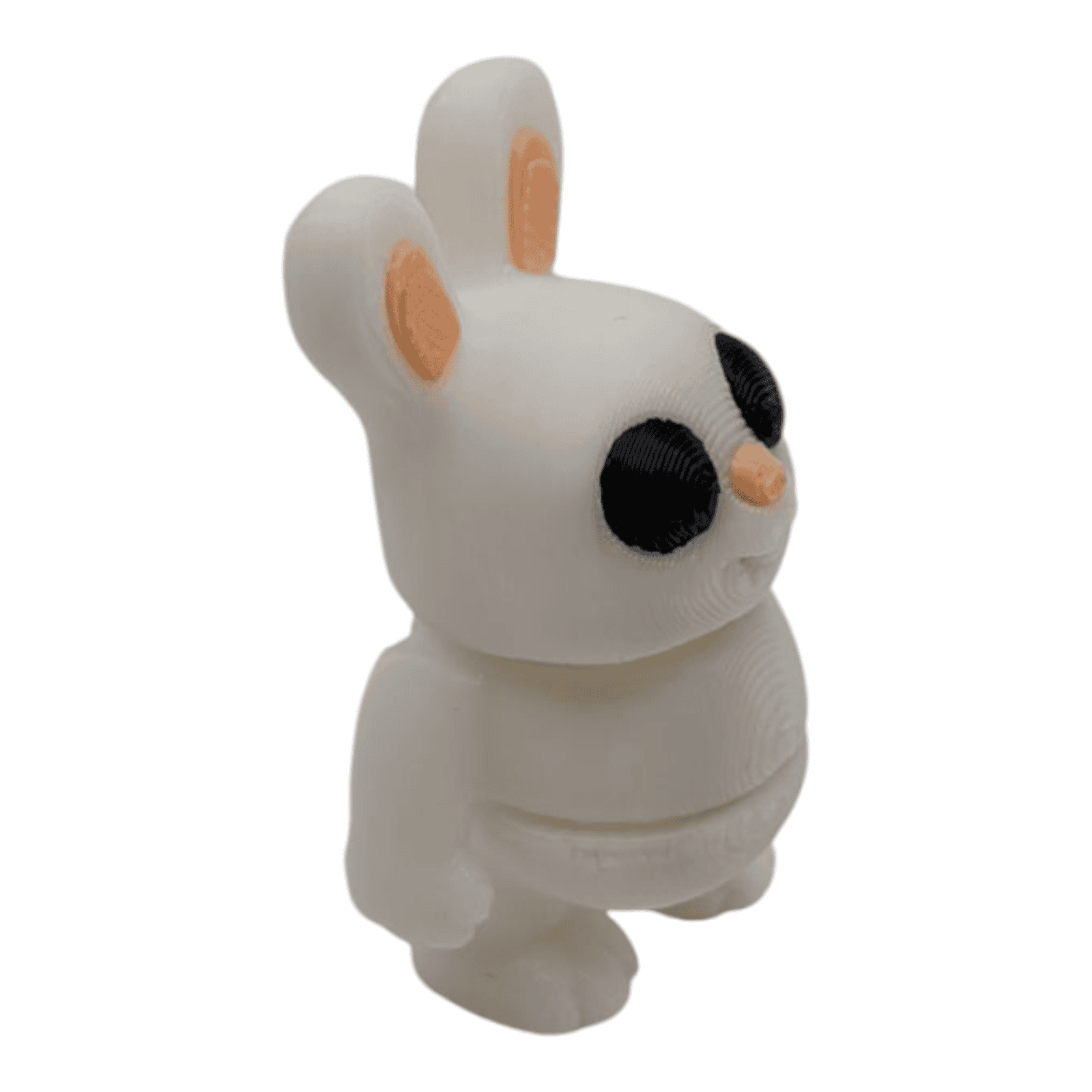 Wildy’s Sammelfigur – Baby Hase (Weiß/Schwarz/Pfirsich) #003 – Bild 2