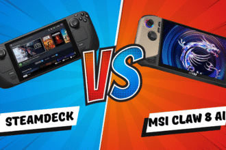 Steam Deck vs MSI Claw 8 AI+ Handheld-Gaming Vergleich 2025
