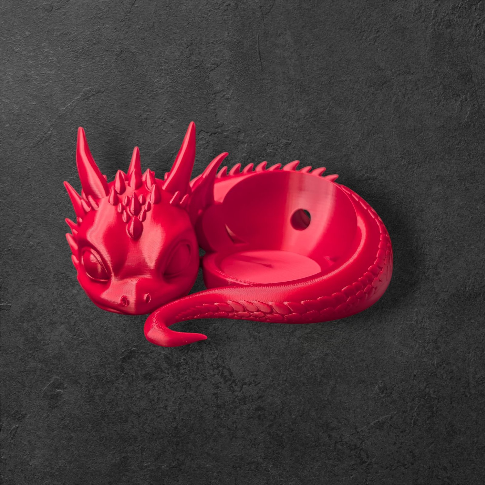 Babydrache – Echo Dot 5 Halter | Einfarbig PLA Ständer für Amazon Alexa Dot 5. Gen – Bild 3