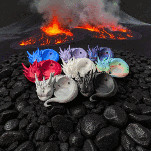 Babydrache – Echo Dot 5 Halter | Einfarbig PLA Ständer für Amazon Alexa Dot 5. Gen