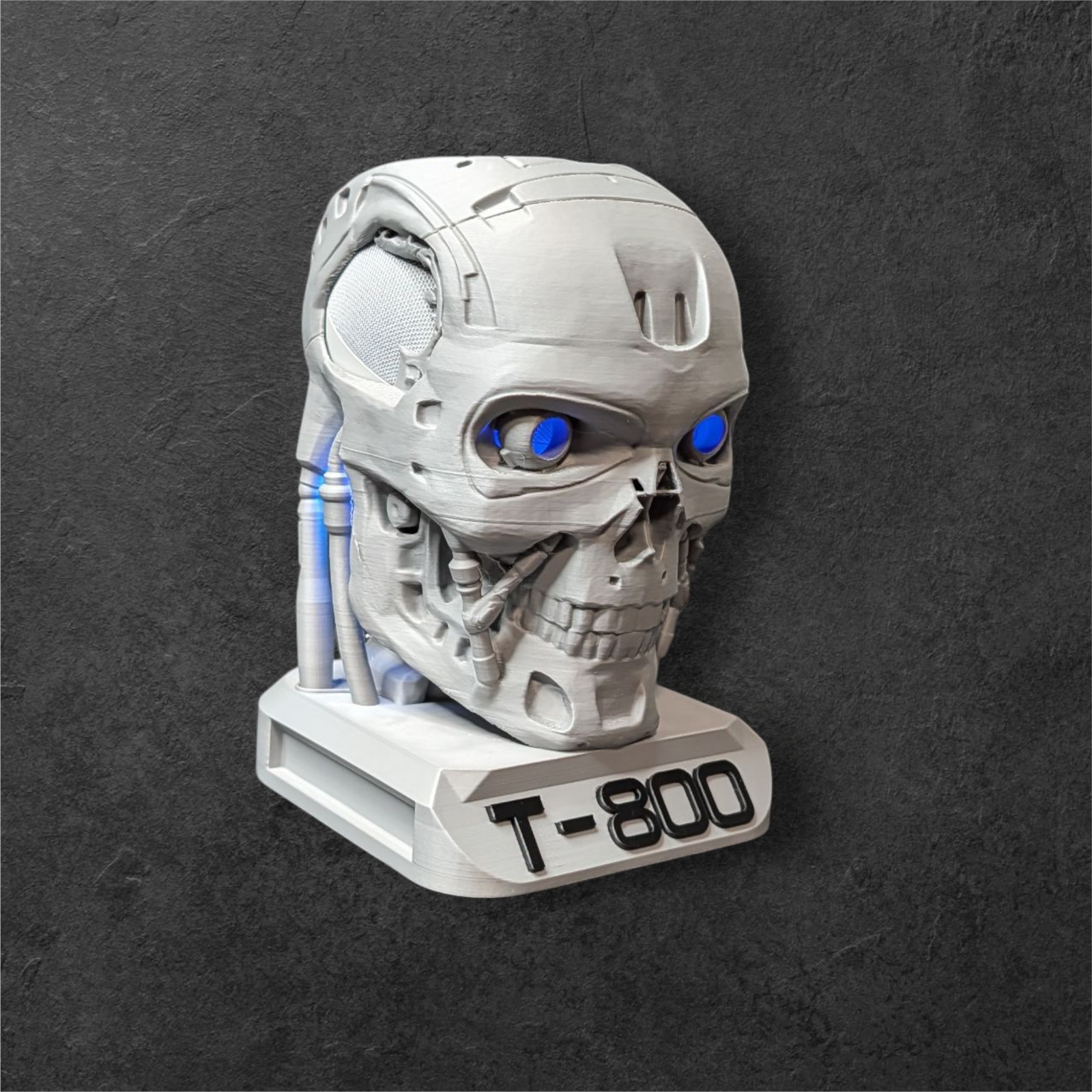 T800 Alexa Dot Halter V2 | Terminator Büste für Echo Dot 4 & 5 | 3D-Druck aus PLA | MrWildHunt – Bild 4