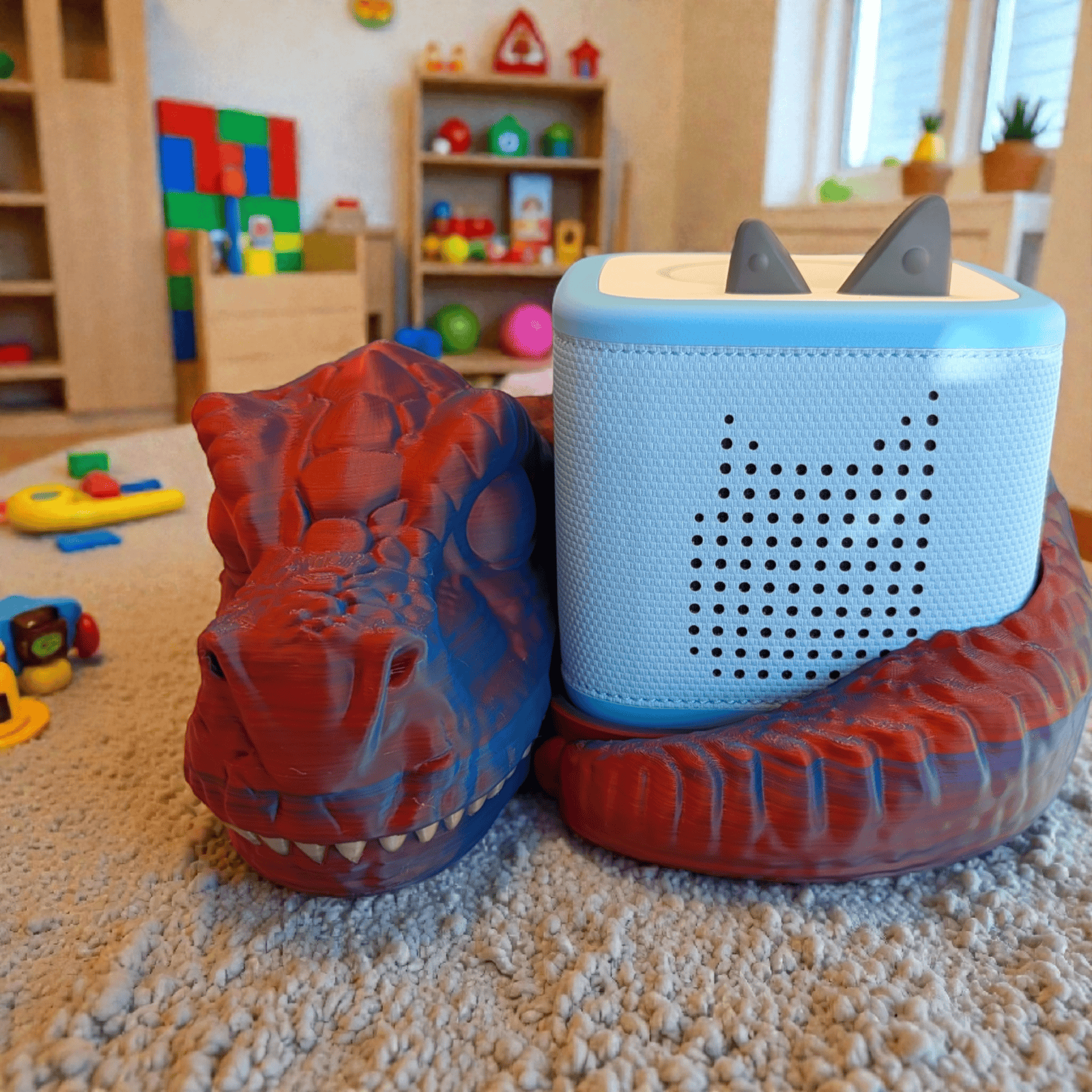 Toniebox 2 Halter "Baby T-Rex" - Dino Ständer - Modell 2025 - 3D-Druck – Bild 3