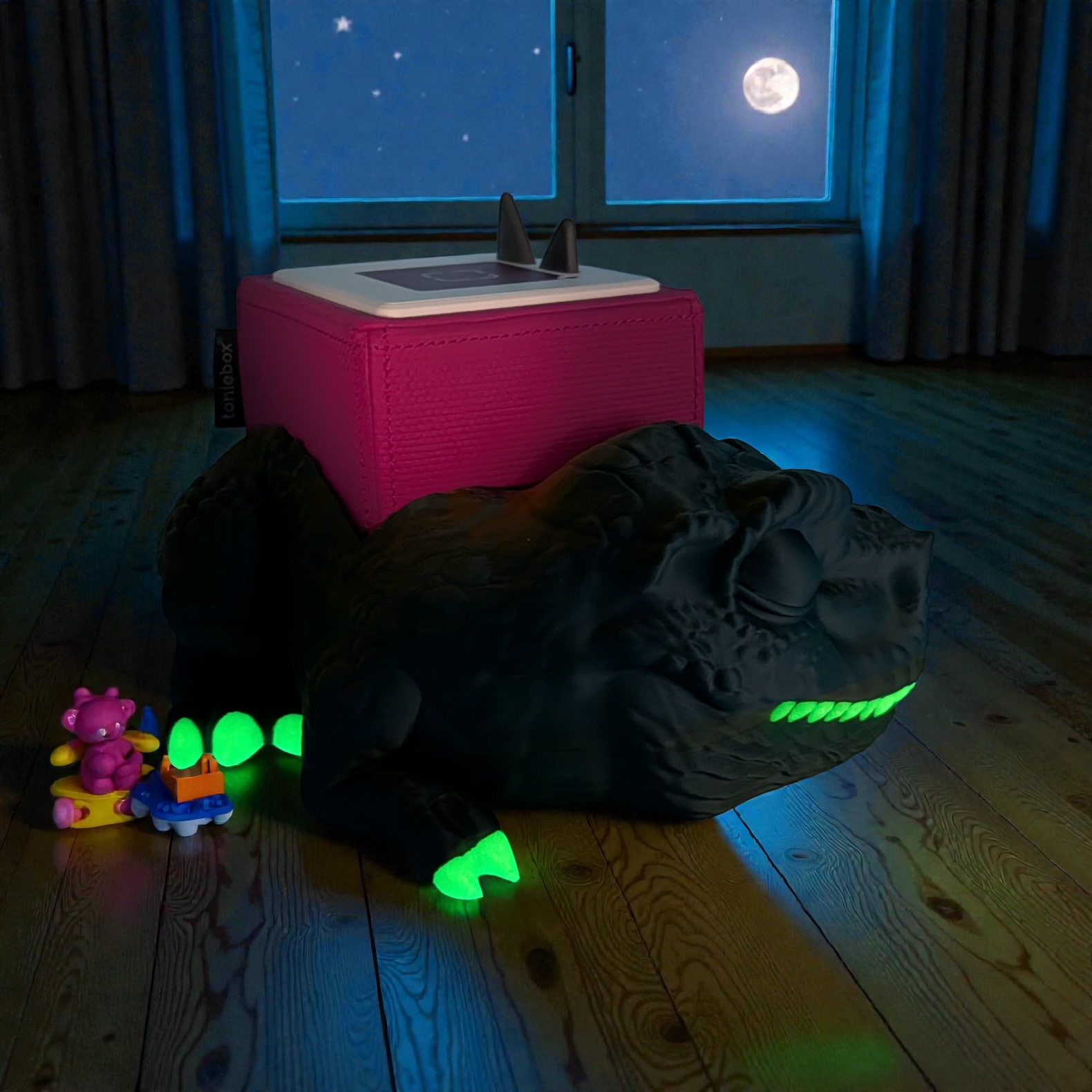 Toniebox Halter "Baby T-Rex" - Dino Ständer - 3D-Druck Figur - Unikat