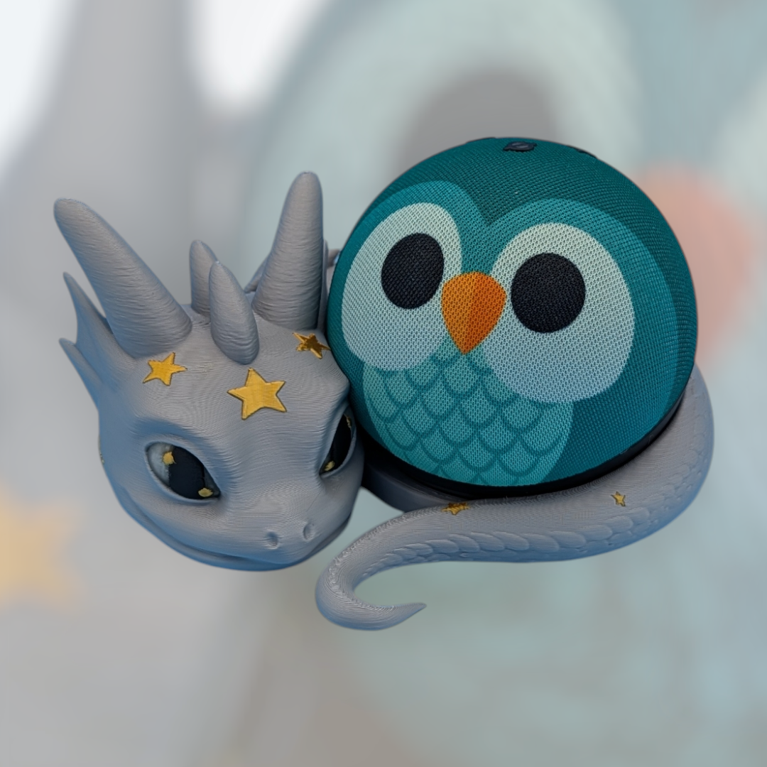 Echo Dot Kids Ständer Sternendrache Halterung Glow-Effekt Zubehör – Bild 4