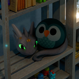 Echo Dot Kids Ständer Sternendrache Halterung Glow-Effekt Zubehör