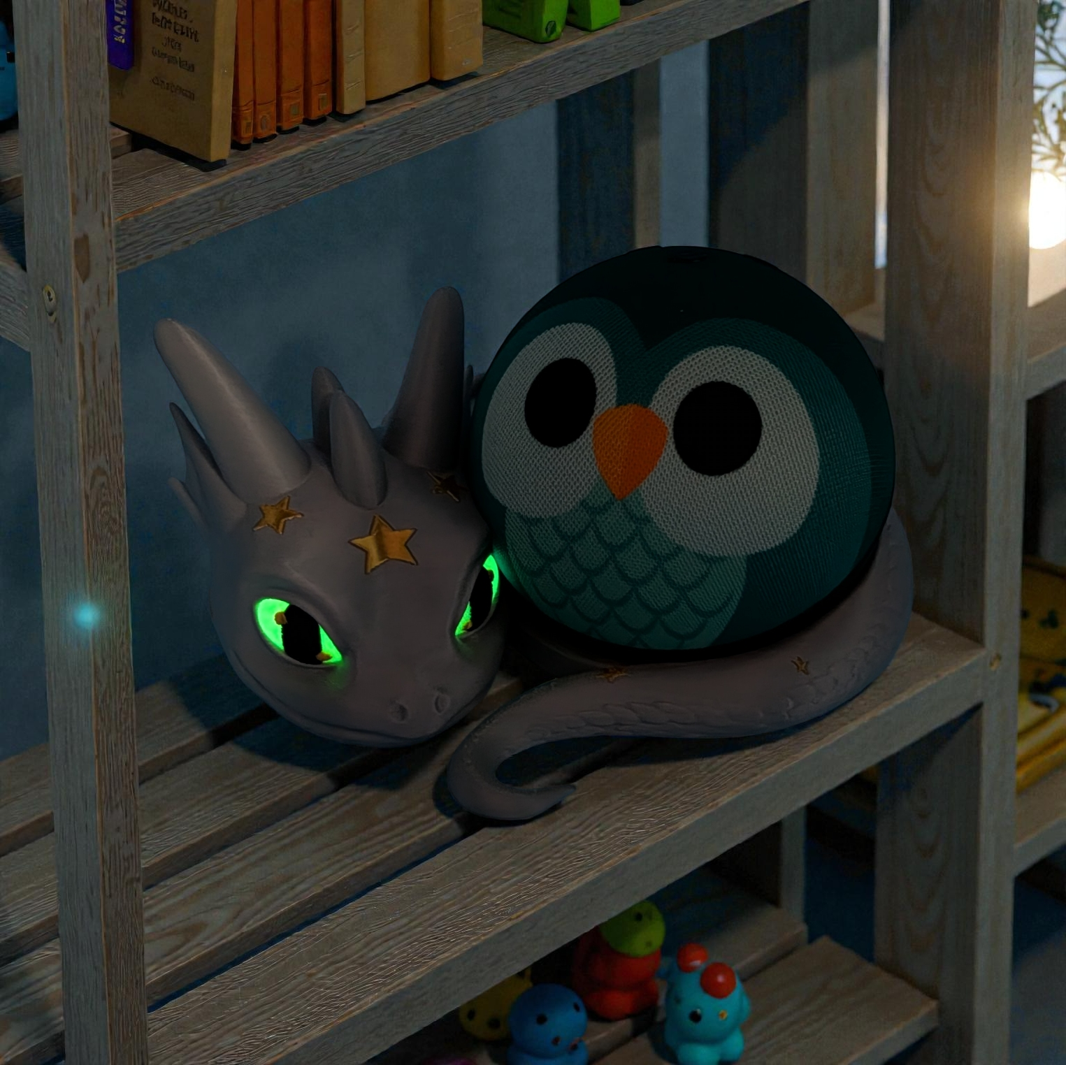 Echo Dot Kids Ständer Sternendrache Halterung Glow-Effekt Zubehör