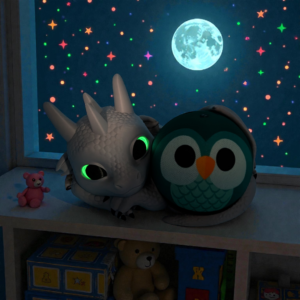 Echo Dot Kids Ständer Babydrache mit Flügeln Halterung Glow-Effekt Zubehör